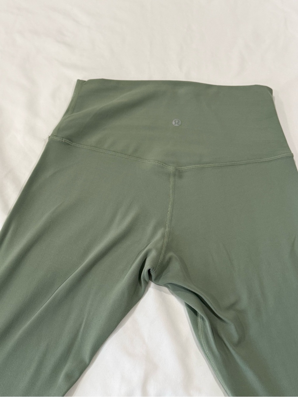 lululemon athletica Sage Green High-Rise Leggings size 6 - Picture 4 of 5